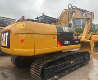 Excavatrice sur chenilles Caterpillar 323D2L d'occasion, 23 tonnes, moteur Cat C7.1 ACERT, pour travaux de terrassement et de construction 323