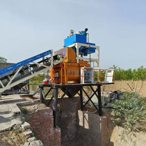 Conjunto Completo de Equipos de Construcción para Mezcla de Concreto, Planta Mezcladora de Concreto Prefabricado, Motor Principal, Componentes Principales PLC - Product Image 5