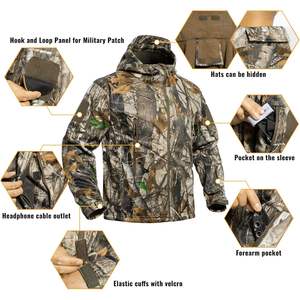 Traje de Camuflaje YEVHEV para Caza, Chaqueta y Pantalones, Unisex, para Adultos, Ropa para Actividades al Aire Libre - Product Image 4