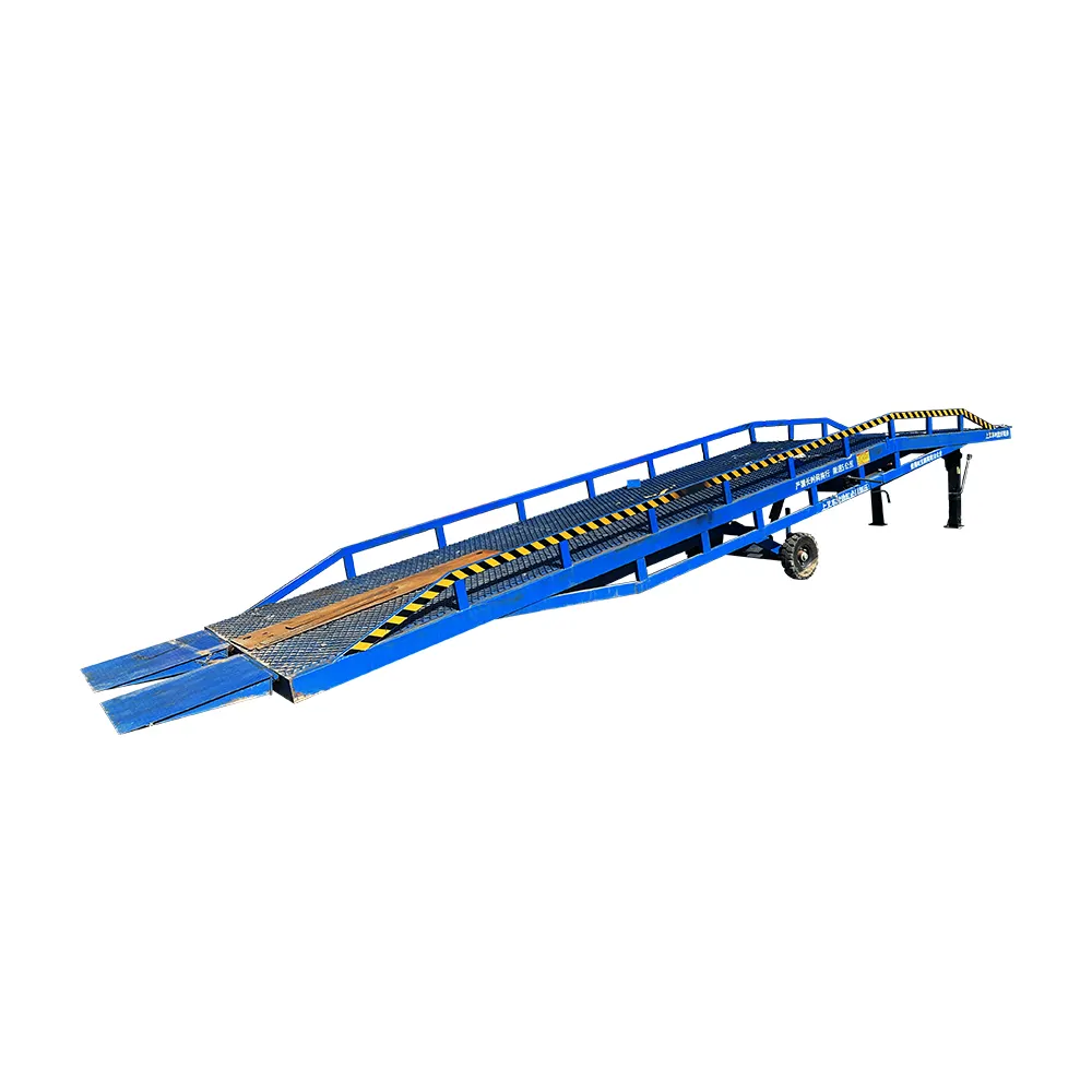 Large capacity 10 ton 15 ton factory price hydraulic mobile lift ramp truck container loading unloading dock ramp