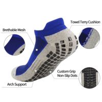 Chaussettes de football pour enfants, respirantes, élastiques, antidérapantes, en coton, confortables, avec logo personnalisé, séchage rapide, très vendues