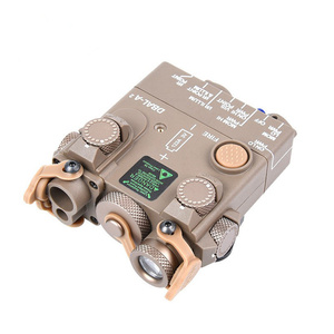 Lunette laser tactique <span class=keywords><strong>DBAL</strong></span> A2 et lampe torche LED, lumière de chasse rouge/verte IR avec indicateur PEQ15, corps en nylon, portée de 125 m - Product Image 2