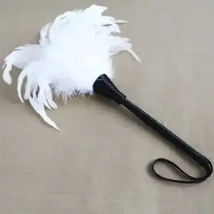 Látigo de plumas para juegos sexuales, fetiche SM, palo de plumas para coquetear, azotes, juegos para parejas - Product Image 6