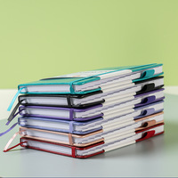 Carnet en cuir PU personnalisé en gros, journal élégant, agenda scolaire pour étudiants, carnet à couverture rigide imprimé