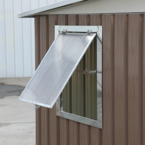 Abri <span class=keywords><strong>de</strong></span> jardin à <span class=keywords><strong>toit</strong></span> plat avec portes coulissantes <span class=keywords><strong>et</strong></span> fenêtre, abri <span class=keywords><strong>de</strong></span> jardin, bâtiments <span class=keywords><strong>de</strong></span> jardin, abri <span class=keywords><strong>de</strong></span> jardin 6*4 pieds - Product Image 6