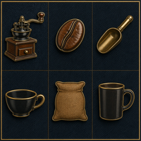 En gros, Pin's en émail vintage avec logo personnalisé, motif moulin à café, badge métallique rétro, pin's de revers, cadeau souvenir pour barista, usine OEM ODM