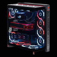 Boîtier de PC de jeu ROG GR801 édition luxe incurvée, écran incurvé de 92 pouces, style vue sur la mer, E-ATX, boîte ouverte