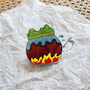 Original Halloween Pumpkin Acrílico Claw Clip 5cm Doce Magic Hat Acessório de Cabelo Dos Desenhos Animados Bat Ponytail Cabelo Garra para Mulheres Meninas - Product Image 4