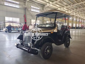 Carro de Golf Eléctrico Clásico Vintage de 6 Plazas, 72V, con Batería de Plomo-Ácido, Velocidad Máxima de 60 km/h, para Bodas y Turismo - Product Image 5