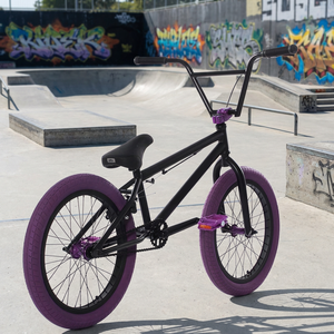 Vélo BMX <span class=keywords><strong>Freestyle</strong></span> de 20 pouces, cadre en acier, pour cascades, vélo de montagne, vitesse unique, guidon large et robuste, pour hommes - Product Image 1