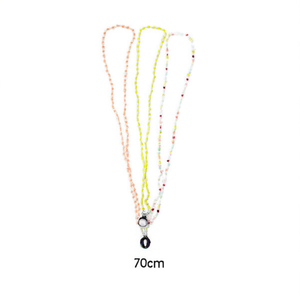 Collier à chaîne perlée Z Brand 70 cm, triple rang, support de lunettes tendance pour lunettes de vue et de soleil - Product Image 1