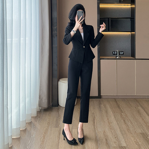 新款高档女式西装外套专业春秋大码西装外套气质高雅 - Product Image 3