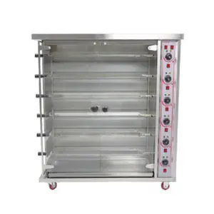 High Quality Commercial Electric Gas Restaurant Equipment Grilled Chicken Furnace Rotating Chicken Rotisserie Grill Machine