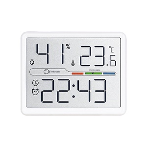 Orologio Elettronico Magnetico Moderno e Semplice per Frigorifero con Sveglia, Calendario, Misurazione dell'Umidità, Display LCD Modello 802 - Product Image 6