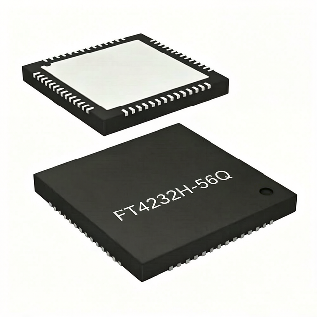 FT4232H-56Q Quad Channel USB2.0 High Speed Bridge IC QFN-56 MPSSE SPI I2C JTAG Converter for Industrial Embedded Debug