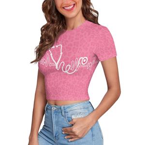 Conception unique infirmière médicale femmes T-shirts d'été T-shirts personnalisés pour les femmes Spencer respirant vente directe d'usine - Product Image 2