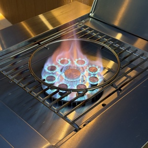 Cuisinière Encastrable Haute Puissance : Barbecue Extérieur et Brûleur Latéral à <span class=keywords><strong>Gaz</strong></span> Dédié pour Cuisine d'Extérieur - Product Image 5