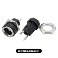 Connecteur de prise d'alimentation CC pour effets de guitare DC-022B 5.5x2.1mm 5.5x2.5mm 3.5x1.3mm