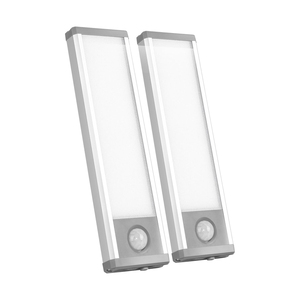 Luces LED Recargables por USB para Gabinetes, Lámpara Nocturna Magnética con Sensor de Movimiento para Cocina y Armario, Pantalla de Aluminio - Product Image 1