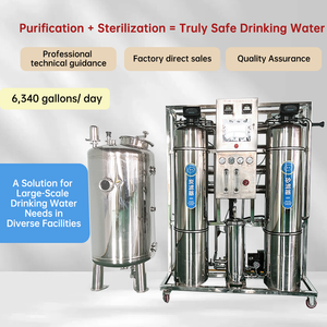 Système d'osmose inverse en acier inoxydable 1000 L/H avec pré-filtre, filtre à sable et filtre à charbon stérile - Product Image 4