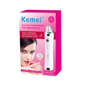 Kemei KM-1871 purificador facial, limpador de pele facial, peeling e remoção de cravos, limpador de poros