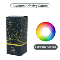 Cajas de Papel para Empaque de Cosméticos Vacías, Plegables, con Logotipo Personalizado, Impresión a Color CMYK, para Crema Facial, Cuidado de la Piel