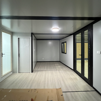 Maison préfabriquée extensible écologique en conteneur de 20 pieds et 40 pieds, villa préfabriquée, appartement préfabriqué, maison mobile, casa contenedor