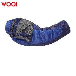 Sac de couchage pour maman WOQI, bleu, nylon imperméable, pour temps froid, adulte, extérieur, portable, léger, 800g - Product Image 1