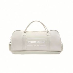 New Arrival Custom Logo Adjustable Large Capacity Canvas Travel Tote <b>Bag</b> Fashion Weekend Duffle <b>Bag</b> with Zipper - Product Image 4