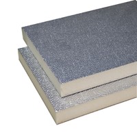 Matériau d'isolation thermique en PU, panneau rigide en mousse de polyuréthane pré-isolé, 20 mm, feuille d'aluminium PI, panneau composite pour conduit de climatisation