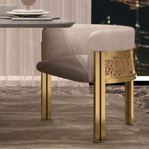 Chaise haute <span class=keywords><strong>de</strong></span> luxe en acier inoxydable doré, <span class=keywords><strong>tabouret</strong></span> <span class=keywords><strong>de</strong></span> <span class=keywords><strong>bar</strong></span> en velours pour hôtel, maison, pub, mariage - Product Image 4