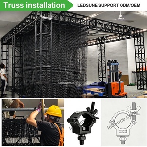 Luces LED de Escenario RGB Volumétricas con Matriz LED 3D Interactiva ODM/OEM, Pixel Art, <span class=keywords><strong>DMX</strong></span> ARTNET, para Iluminación de Exposiciones - Product Image 4