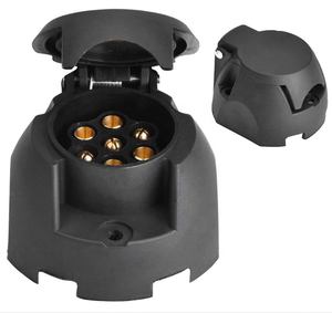 Prise de remorque 7Pin connecteur de remorque 7Pin <span class=keywords><strong>attelage</strong></span> de remorquage étanche mâle et femelle <span class=keywords><strong>pour</strong></span> camions, <span class=keywords><strong>camping</strong></span>-cars ou bateaux - Product Image 4