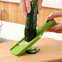Coupe-concombre manuel en plastique et acier inoxydable, directement de l'usine, coupe-légumes multifonctionnel, râpe à pommes de terre, durable et pratique