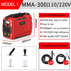 Máquina de Soldar de Alambre de Cobre de Alta Potencia con Doble Voltaje 110V/220V, Mini MIG/MMA/TIG/Arc IGBT 300A AC - Product Image 5