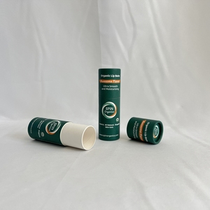 Custom Logo Printing Biodegradable Cylinder Kraft Paper Tube Packaging Recyclable New Perfume Lipstick Lotion <b>Deodorant</b> <b>Stick</b> - Product Image 6