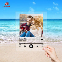 Guangdong Acrylique Fabricant Personnalisé Spotify Plaque Musique Acrylique Stand Personnalisé Amoureux Photo Chanson Chanteur