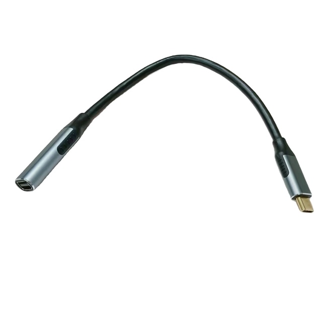 8K60Hz Type-C to Mini DP Female Adapter Cable USB C to Mini  Video Converter 20cm Plug and Play for Laptop Monitor PC