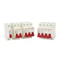 Disjoncteurs miniatures DZ47-63 Types de courant continu unipolaire 6A 10A 16A 20A 25A 32A 63A courbe C MCB