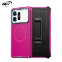 Pour Samsung S27 Series – Coque de téléphone antichoc robuste 3-en-1 avec clip pour S27 Ultra – Vente en gros