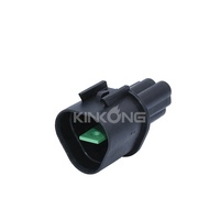 Connecteurs de faisceau de câblage 3SX / Connecteurs mâles triangulaires à 3 broches en plastique pour l'électricité automobile