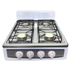 Fornello da Tavolo a Gas Elettrico a 4 Fuochi Stile Europeo, a Batteria, Risparmio Energetico, Ecologico, per Uso Domestico - Product Image 2