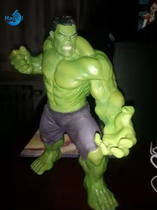 Figuras de Acción de Superhéroes para Decoración Interior y Exterior, Hombre Musculoso de Fibra de Vidrio, Estatua de <span class=keywords><strong>Hulk</strong></span> de Tamaño Real, Escultura de Resina - Product Image 5