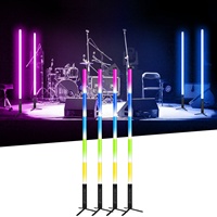TL-150 IP65 Tube LED Pixel RGBW sans fil extérieur de 1,5 m avec contrôle par application, sur batterie, grand format, pour éclairage de scène DJ et de danse