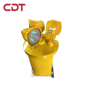 Baliza de rotación de helipuerto. La L-802H cuenta con tres lámparas de 150 vatios y tres lentes: transparente, aviación verde y amarillo. - Product Image 2