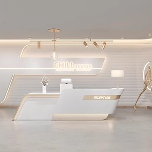 Mostrador de Recepción para Empresas, Diseño Elegante para Oficinas, Hoteles, Tiendas, Salones de Belleza, Mostrador de Recepción Personalizado - Product Image 3