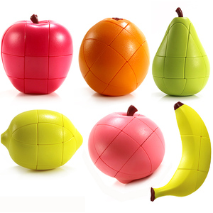 Nouveaux jouets créatifs de conception originale, puzzle de fruits, <span class=keywords><strong>cube</strong></span> magique de vitesse 3x3, pomme, puzzles éducatifs pour enfants - Product Image 6