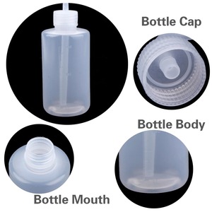 Plastic Tattoo Washing Bottle 250ml 500ml Curved Mouth Squeeze Cleaning Bottle for Tattoo Studio - Product Image 5
