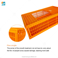 Caisse de transport pour volailles vivantes YYX LMC01, boîtes à canards, cage de transport pliable en plastique, cage de transport pour poulets en plastique