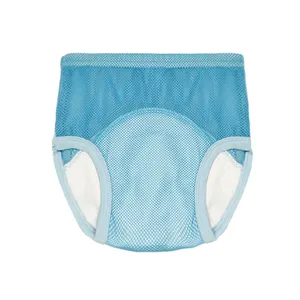 Pantaloni di Addestramento del bambino Mesh Traspirante Lavabile Del Pannolino Del Bambino Pantaloni di Formazione Vasino